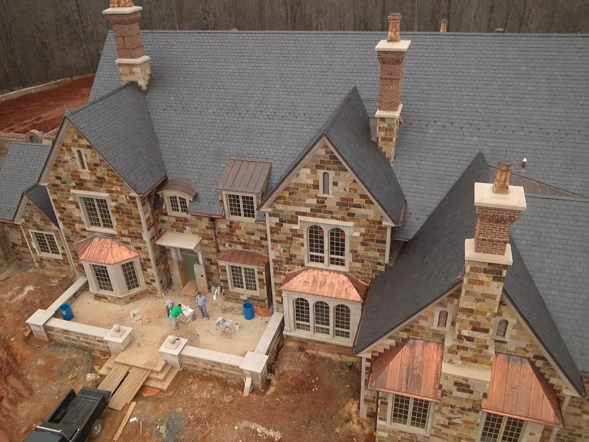 Craftsman Roofing Slate Roof Repair project in Laguna Hills